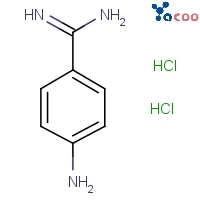 98% Diclorhidrato de 4-aminobenzamidina cas: 2498-50-2