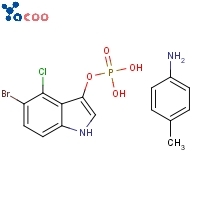 Sal de p - toluidina de fosfato de 5 - bromo - 4 - cloro - 3 - indolilo