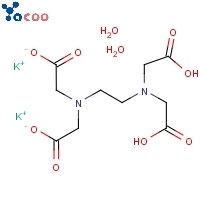 Ácido etilendiaminotetraacético sal dipotásica dihidrato cas 25102-12-9 edta-2k