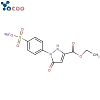1H-Pyrazole-3-carboxylic acid, 4,5-dihydro-5-oxo-1-(4-sulfo phenyl)-, 3-ethyl ester, sodium salt